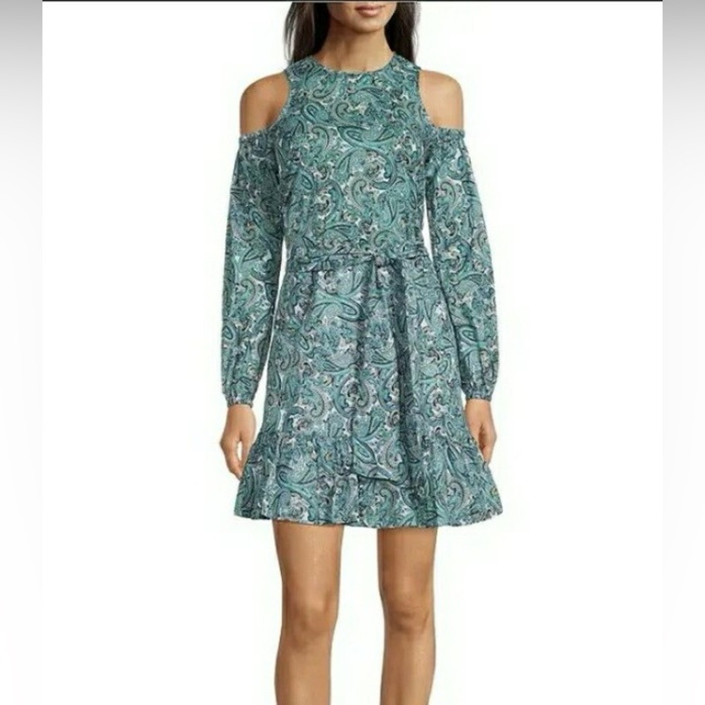 MICHAEL Michael Kors Blue Sequin Embellished Sundress